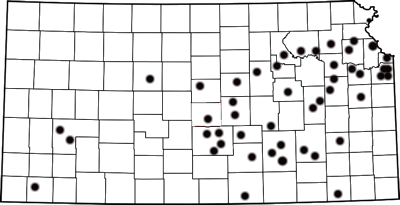 Map of Movies Filmed in Kansas